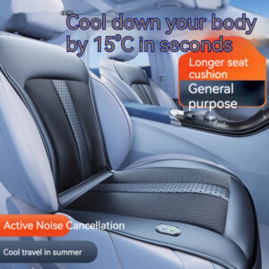 Cojín de refrigeración para coche, soporte de cintura, cojín de ventilación, respaldo inteligente de verano, cojín fresco universal